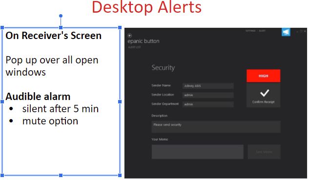 screenshot of ePanic Button
